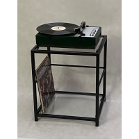 Stolik regał metalowy loft  MAESTRO 40 x 45 wys 52 cm na płyty LP gramofon